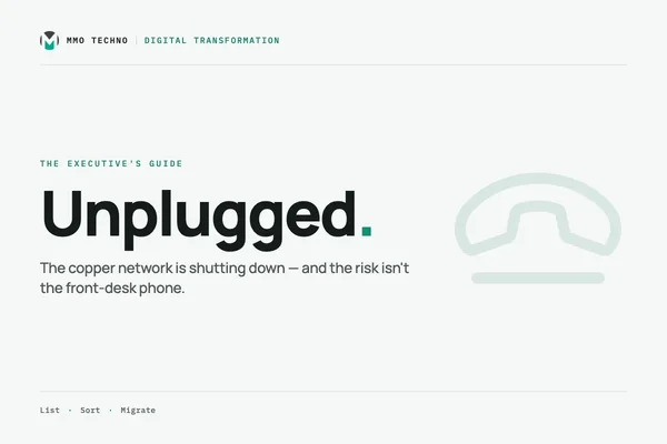 The end of traditional phone lines: migrate before you're disconnected